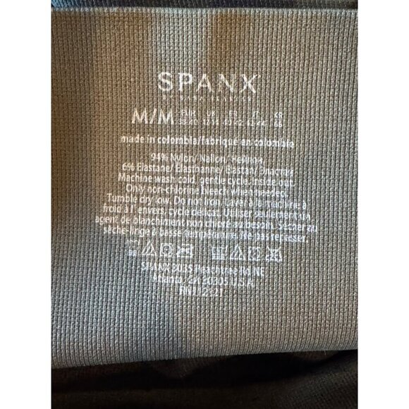 Spanx Leggings Women Medium Green Camo Look at Me Now Yoga Athletic NWT - Picture 8 of 9